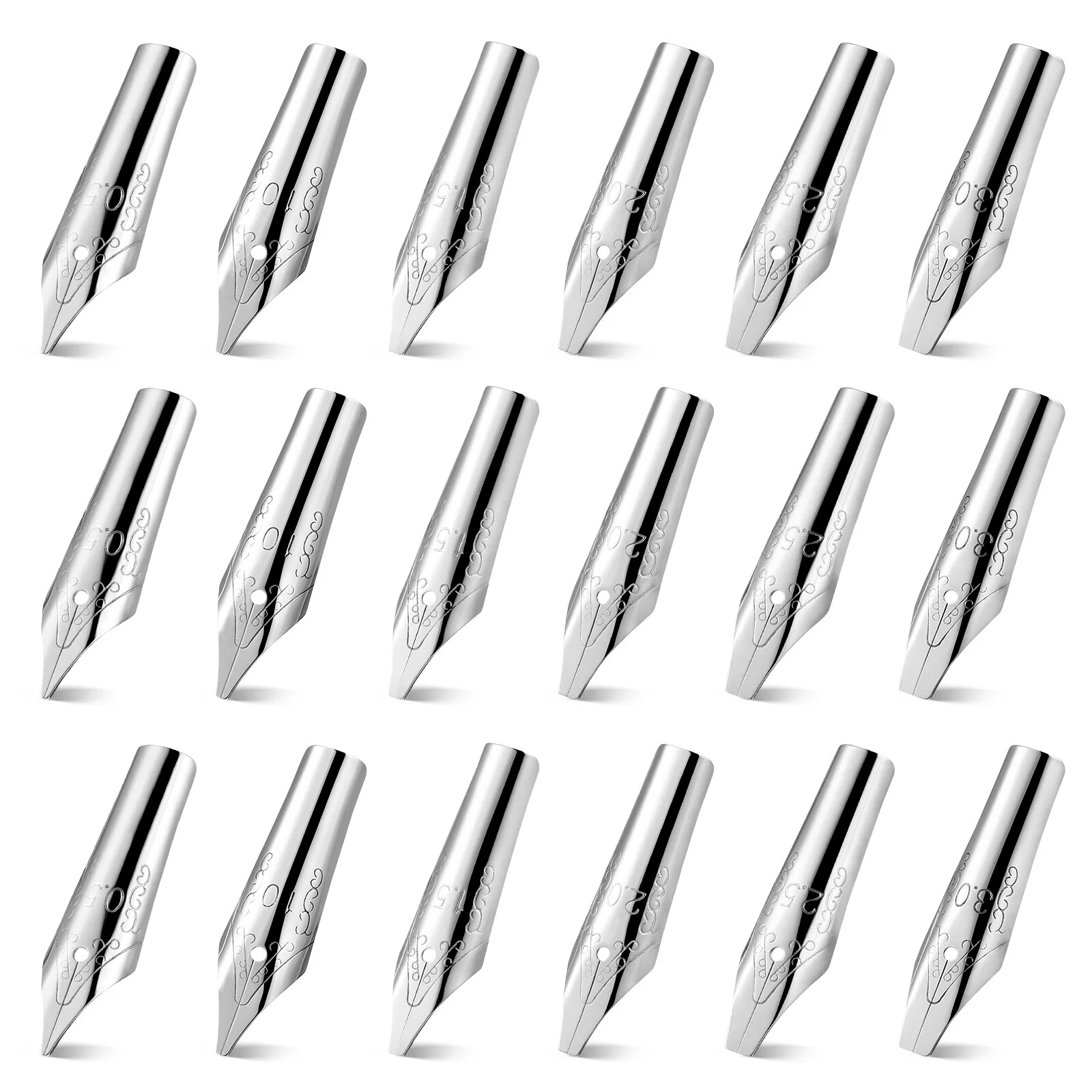 

30 Pcs Blue Suit Fountain Pen Replacement Nibs Calligraphy Pen Supplies