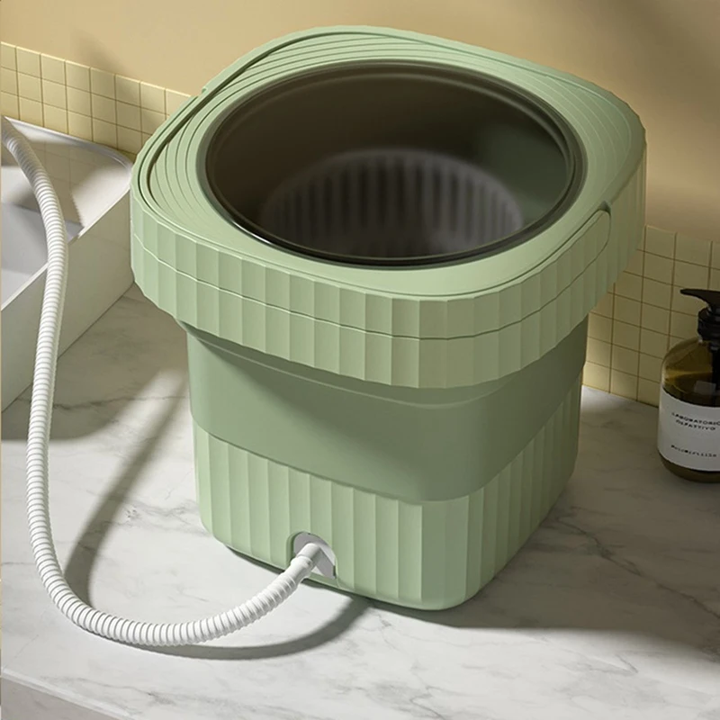 Складная стиральная машина портативная маленькая мини-машина для чистки нижнего