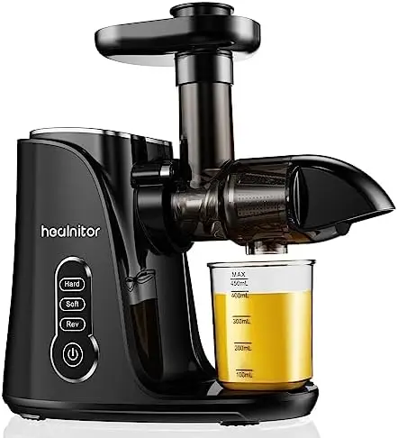 

LED Display Masticating Juicer Machines Vegetable and Fruit, Cold Press Slow Juice Extractor Machines with Triple Mode, Easy to