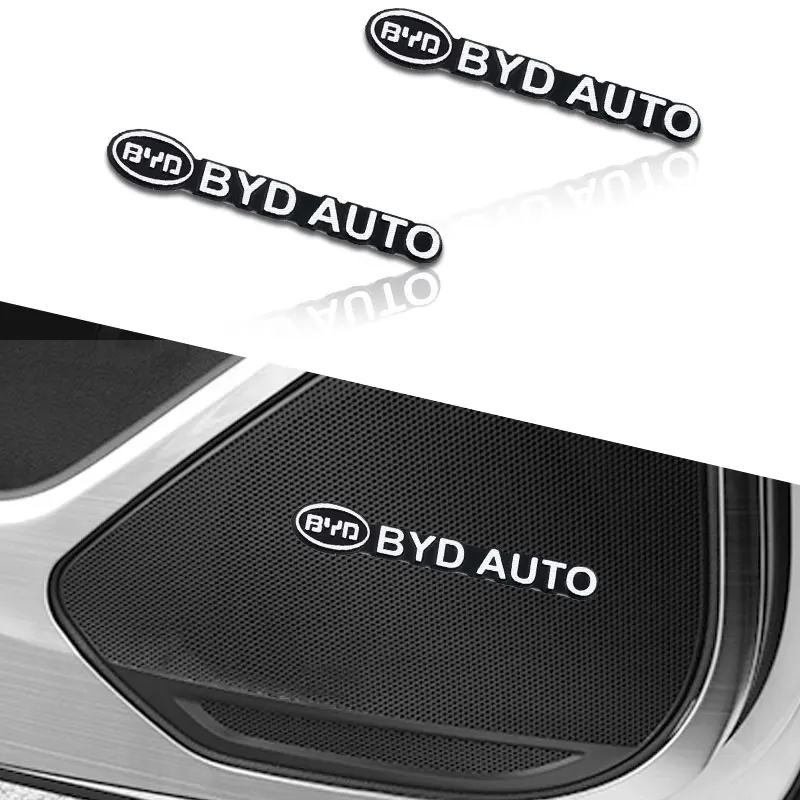 

1pcs Auto Steering Wheel Audio Speaker Sticker For BYD F3 F0 S6 Battery Tang Suragical Mask EV G3 F3R Mascarilla Car Styling