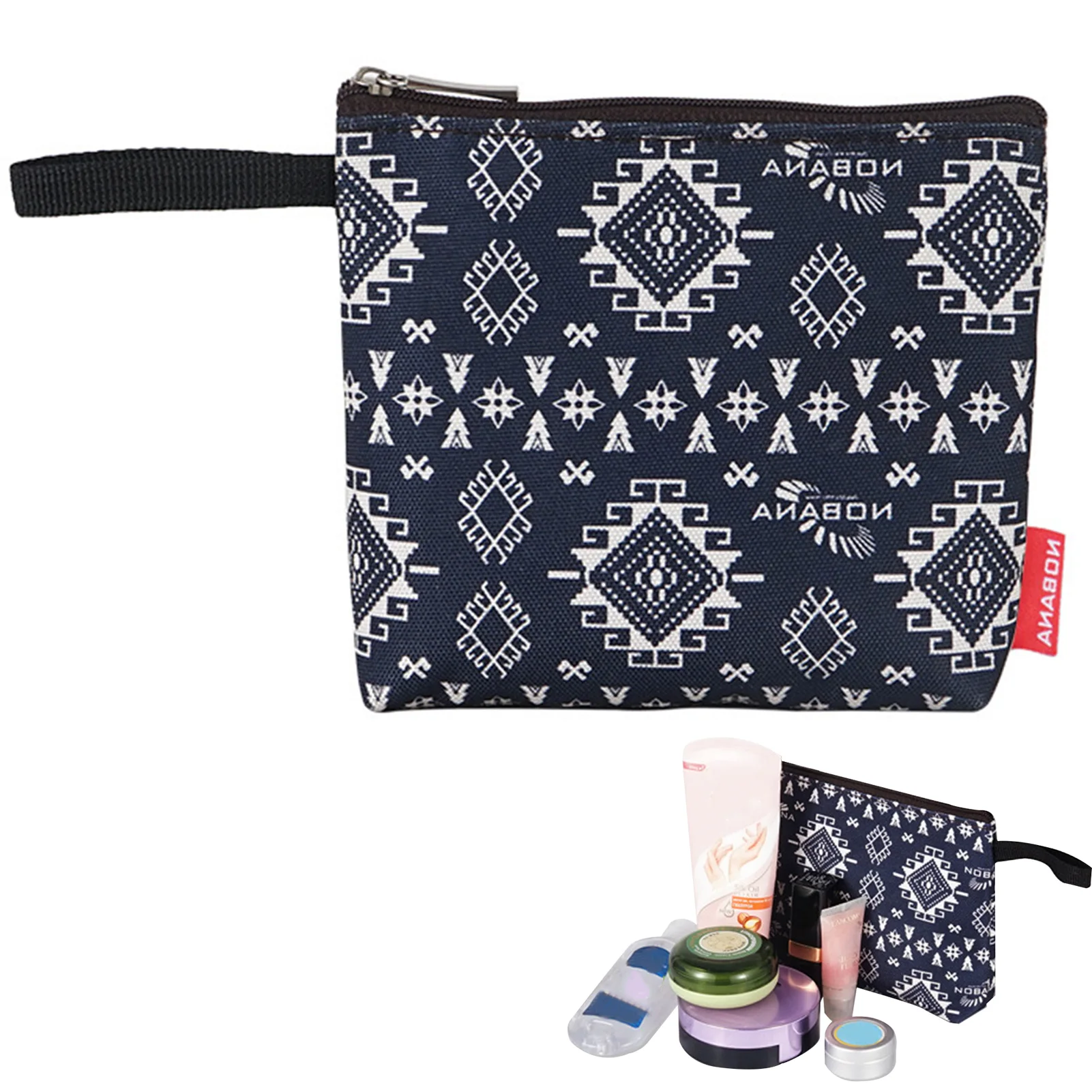 

Zipper Grocery Bag Makeup Bag Coin Purse Portable Grocery Bag Camping Accessories Multi-Purpose DIY Craft Pouches For Makeup