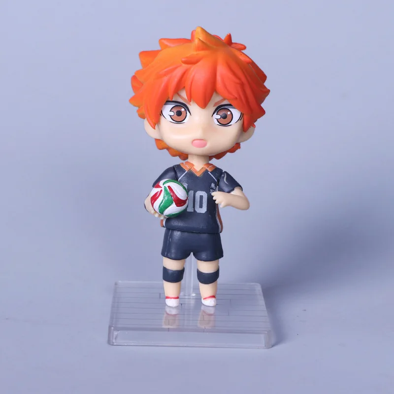 10 см Haikyuu Q версия Nendoroid Nekoma Hinata Shoyo Oikawa Toru Kageyama Tobio для друзей подарки ручная модель