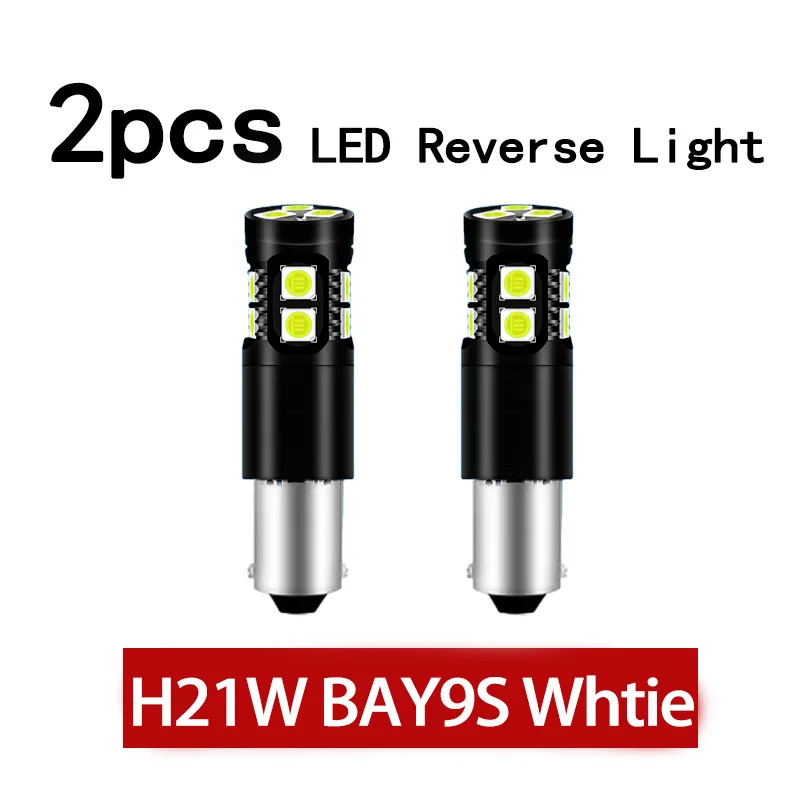 

H6W BAX9S 64132 светодиодные обратные резервные сигнальные огни Blubs Canbus без ошибок для Volkswagen VW Passat CC B6 357 2008-2012