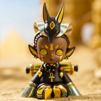 meow lingling egyptian meng god blind box toy caja ciega guess girl figures cute model birthday gift mystery box surprise doll