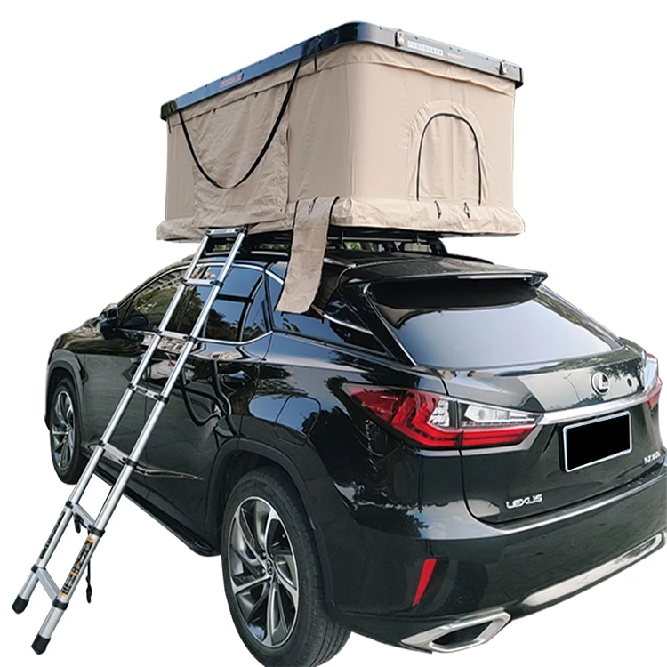 

Truck Camping Car Roof Top Tent 4Person SUV Clamshell Rooftop Tent Hard Shell