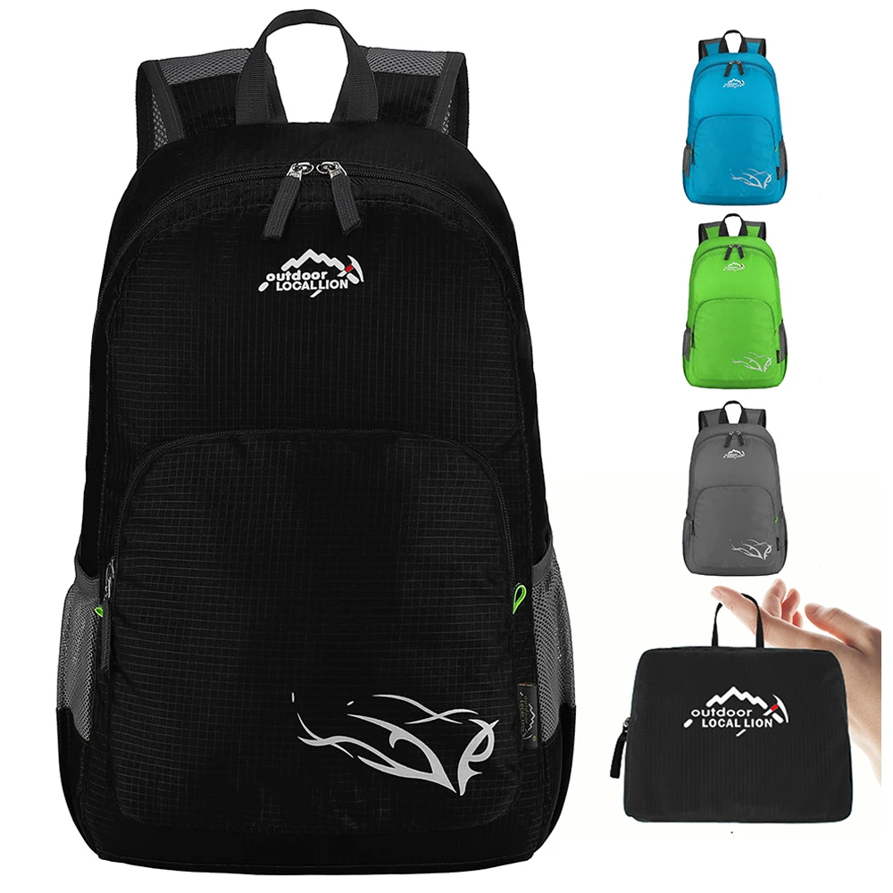 

16L Waterproof Lightweight Folding Backpack Suitable For Travel Camping Hiking Outdoor Sports Baseball Trekking Travel Backpack