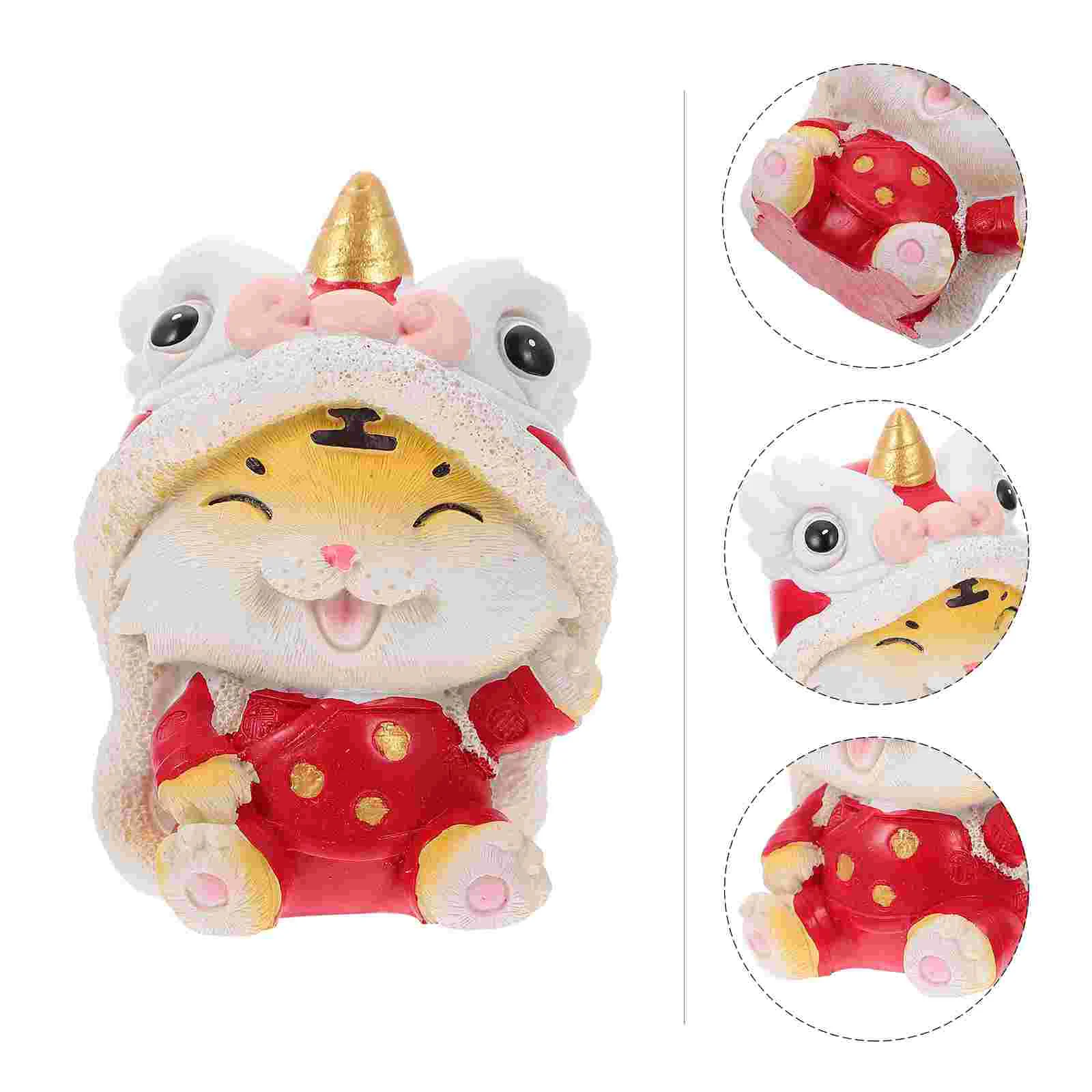 

Resin Decor Decoration Ornament Car Dashboard Year Animals Gift Theshui Feng Figurines Zodiac Chinese Mini Figure Miniature