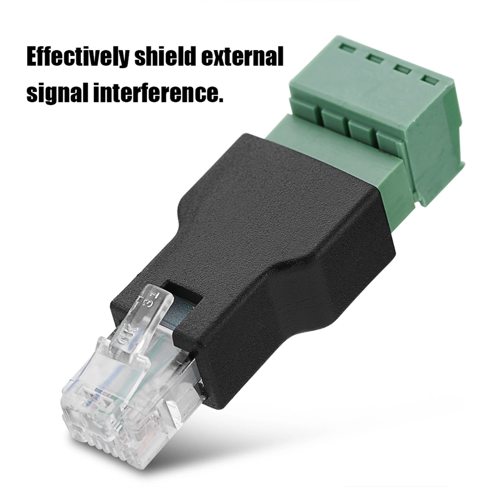 Винтовой терминал AV Ethernet-коннектор RJ11 6P4C штекер-4-контактный винтовой Терминал
