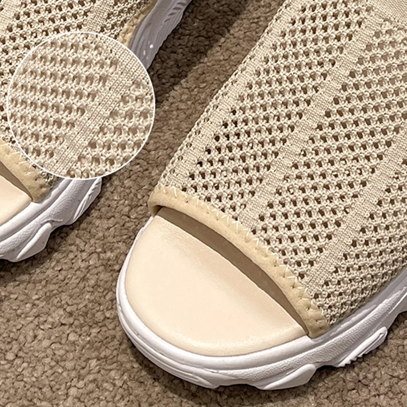 Breathable Women Sandals Lightweight Summer Female Sandals Outdoor Anti-slip Women's Sandals Casual Fashion Shoes Beach Flats