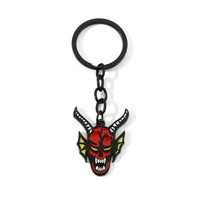 85mm necklace stranger things key chains about kawaii hellfire club logo exquisite decoration gifts for girls friends childrens