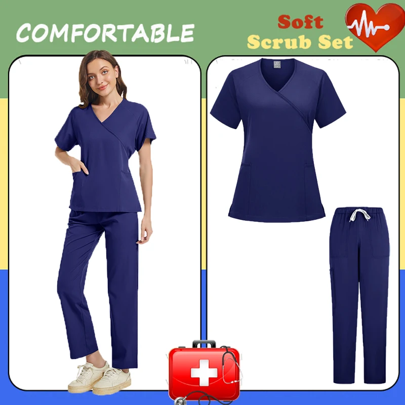 Униформа медицинская с коротким рукавом для ухода за кожей