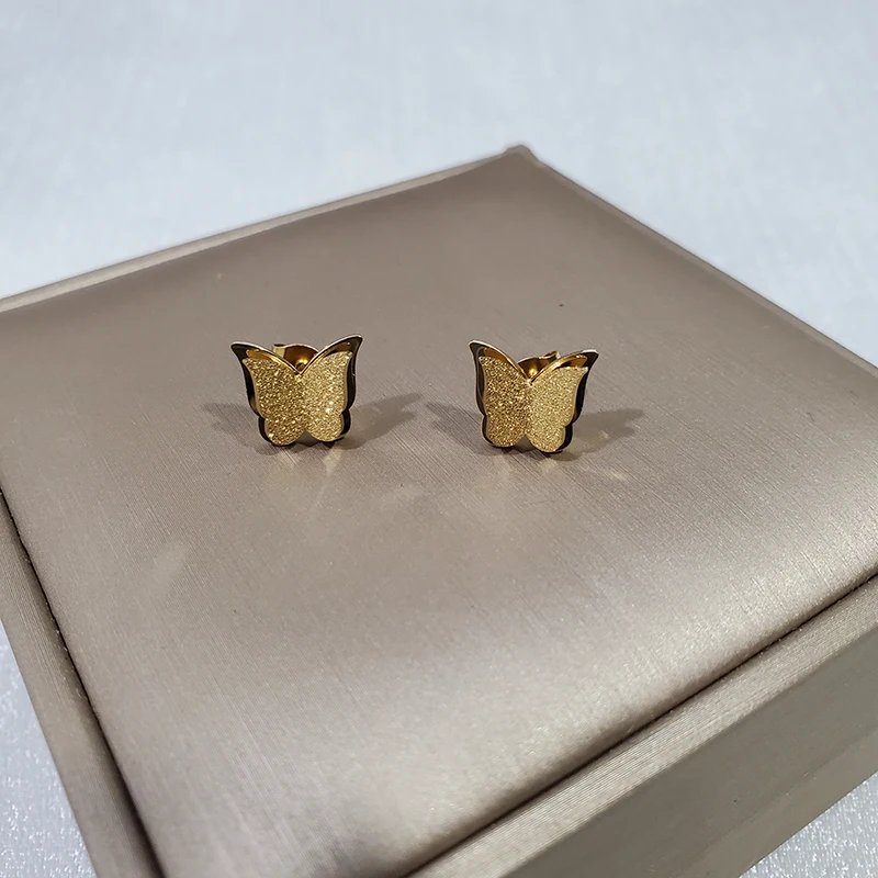 Цепочка с подвеской-бабочкой из нержавеющей стали