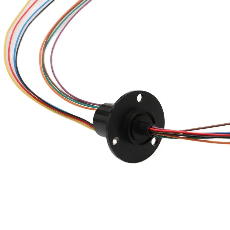 1PCS Wind Power Slip Ring 5A Dia.22mm 2/3/4/6/8/12CH Channels Wires Conductive Rotary Joint for Amusement Equipment Accessories - купить по