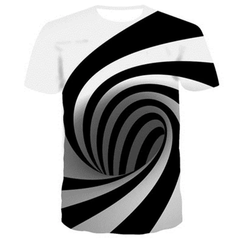 

Children Whirlpool Tee Shirts Costumes Short-Sleeved Summer Kids Boys Girls Cartoon Tops Tees Clothing 3D Printing New T Shirts