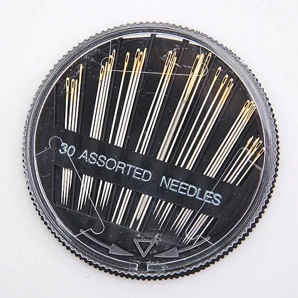 

NEW2023 High Quality 30PCS Assorted Hand Sewing Needles Embroidery Mending Craft Quilt Sew Case Knitting Needles Set