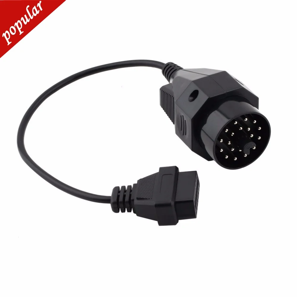 Автомобильный Удлинительный кабель OBD II адаптер для BMW 20 Pin к OBD2 16-контактный Женский Разъем E36 E39 X5 Z3 для Benz 38PIN/14Pin кабель