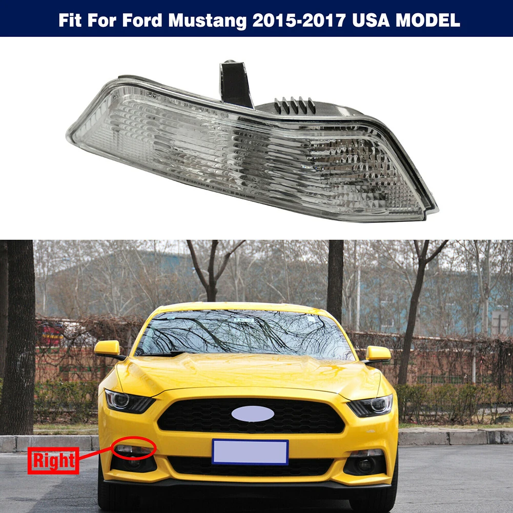 

Right Turn Signal Lamp For Ford Mustang 15-17 Front RH FR3B-13200-A Right 100% New Direct Replacement FR3B-13200-A