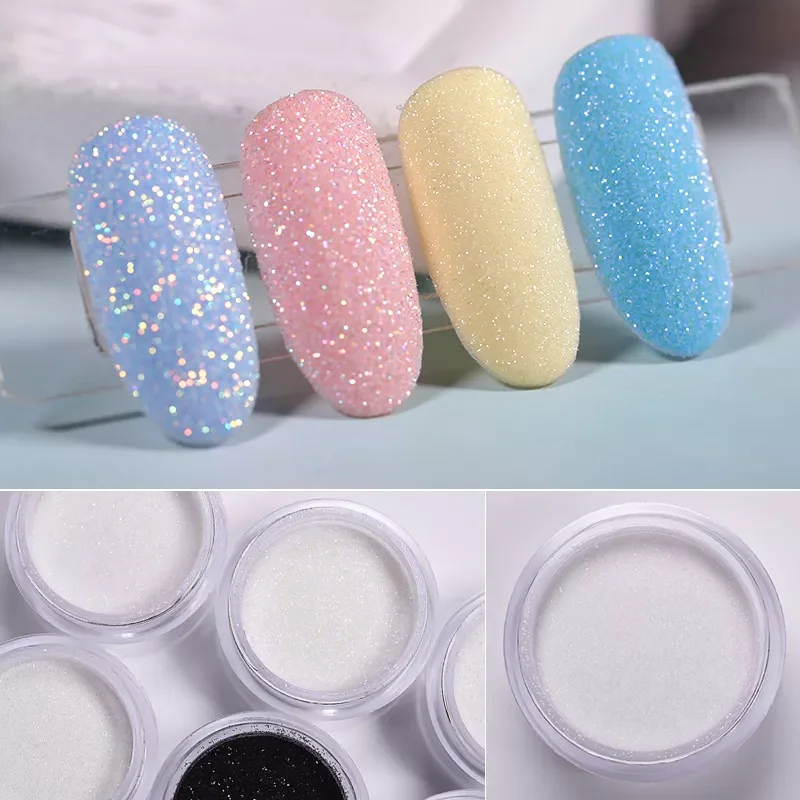 

Shining Sugar Nail Glitter Candy Powder Sugar Coating Effect Powder Nail Pigment Chrome 1g Nail Art Decorations Dust