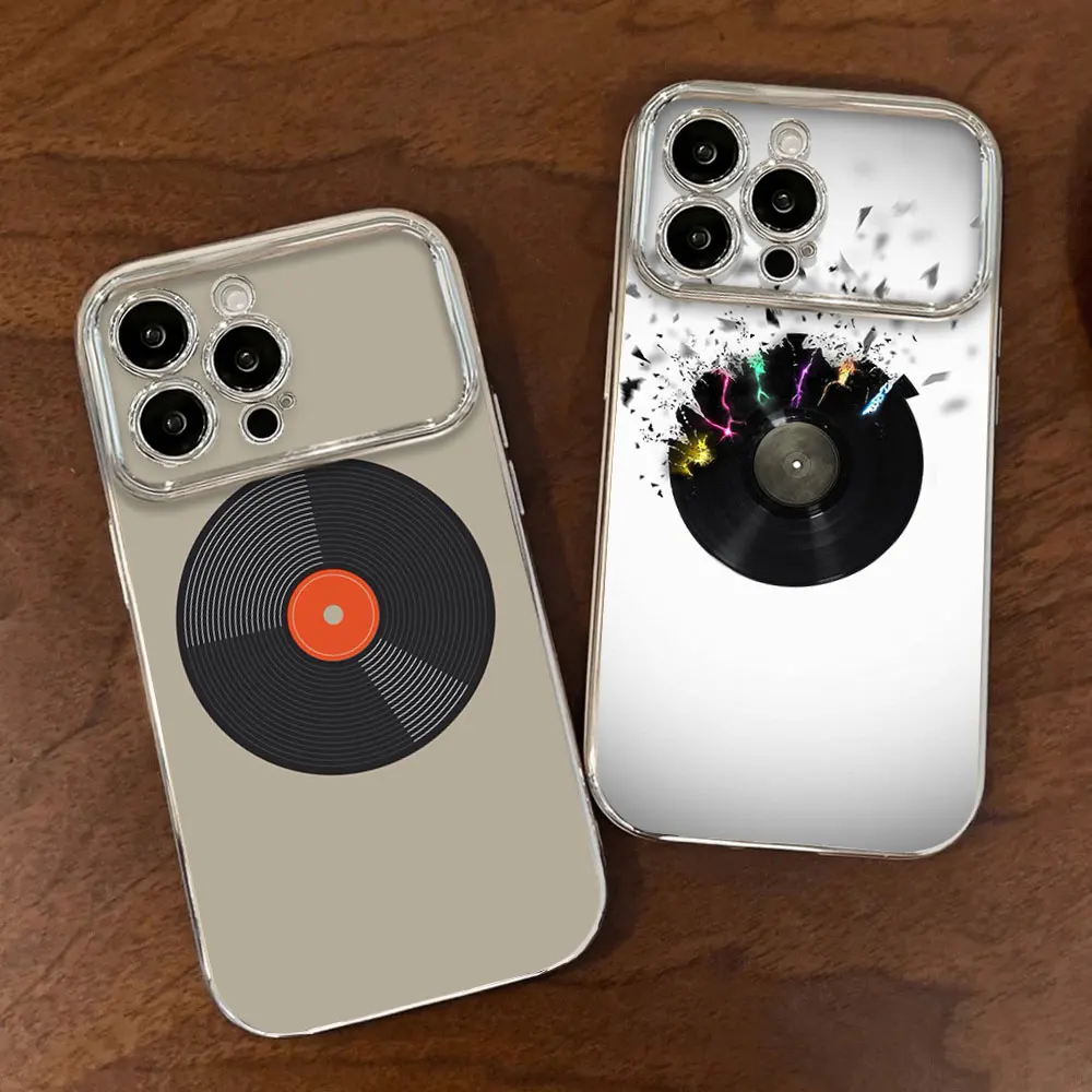 Чехол для телефона iPhone 12 11 13 14 15 16 Max Pro Plus с гальваническим покрытием и большими