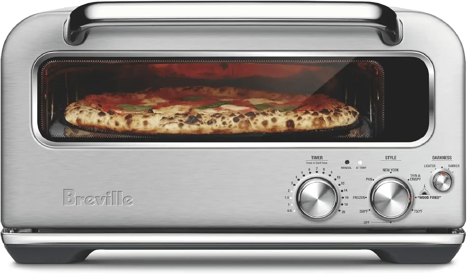 Умная духовка Pizzaiolo BPZ820BSS матовая нержавеющая сталь