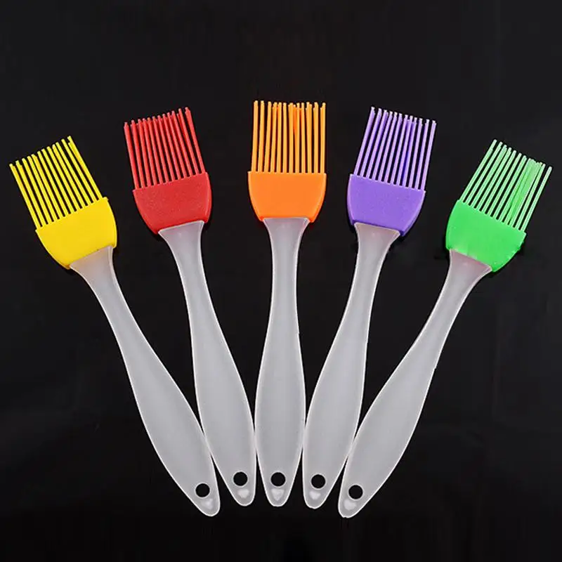 

Food Grade Silicone Brush with Sturdy PP Handle Dessert Mousse Chocolate Ice Cream Pastry Baking Tool Random Color