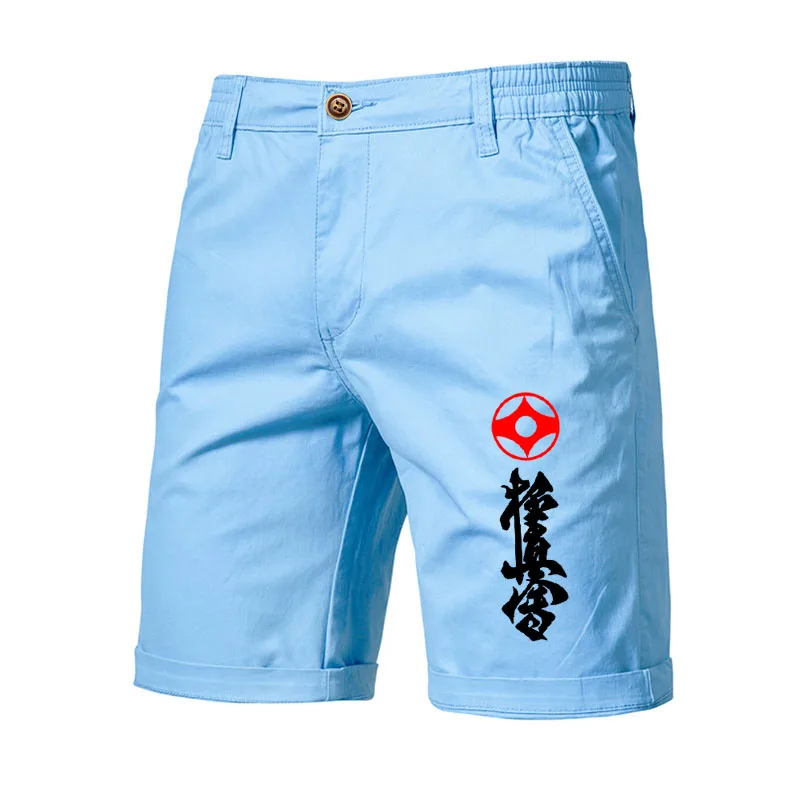 2024 летние хлопковые шорты большого размера деловые повседневные мужские