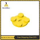 Поворотный стол BuildMOC 3679, 2x2 пластины, совместимые с собранными частицами, используемые для строительных блоков, детали сделай сам, электрические Подарочные игрушки