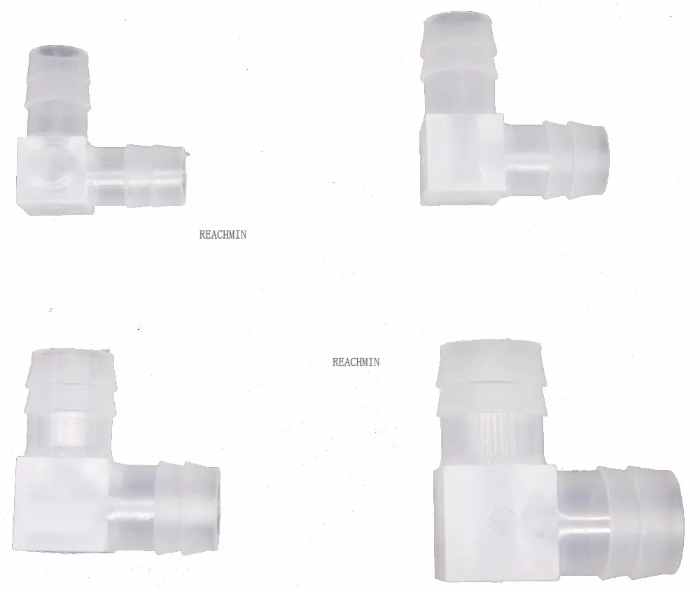 

50PCS 1.6/2.4/3.2/6/8/10/12/16/20mm Plastic Barb Equal Elbow L Type Garden Irrigation Hose Connector Pipe Fitting Tube Joint