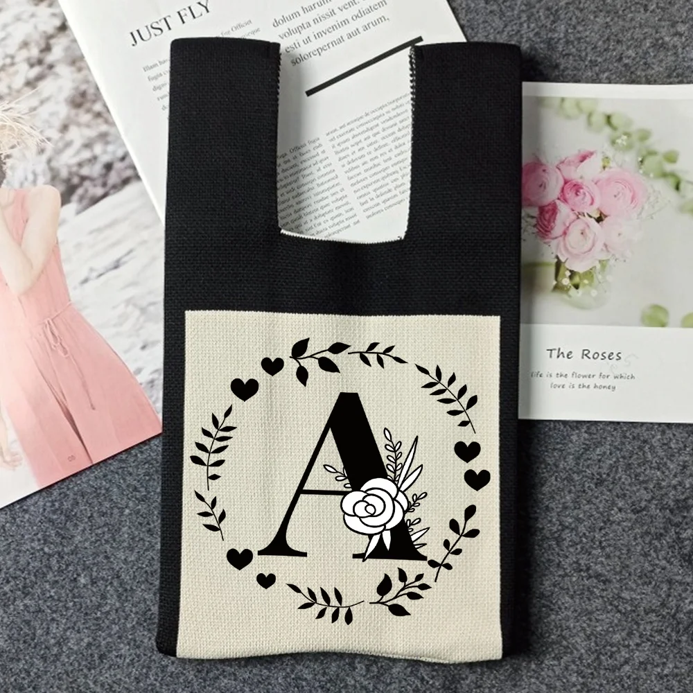 Вязаная сумка-тоут на запястье Плетеный крючком миниатюрный узел сумочка для