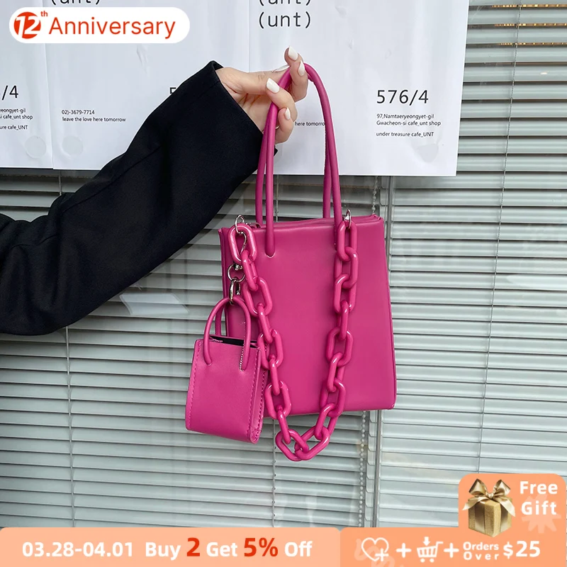 

PU Leather Women Small Square Shoulder Messenger Bag Candy Color Ladies Crossbody Bag with Clutch Purse Female Girls Handbags