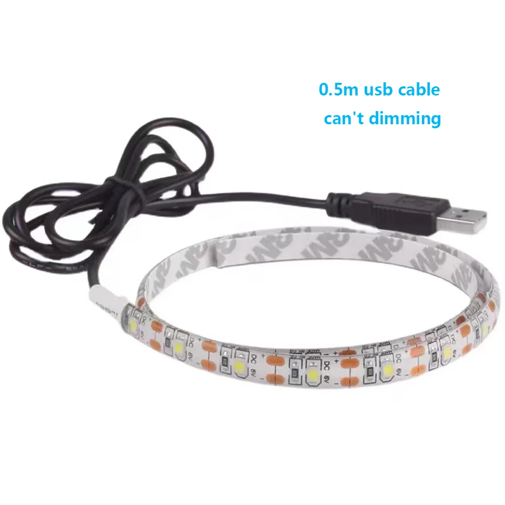 

GAHADA Светодиодная лента 5В теплый белый 0.5 м