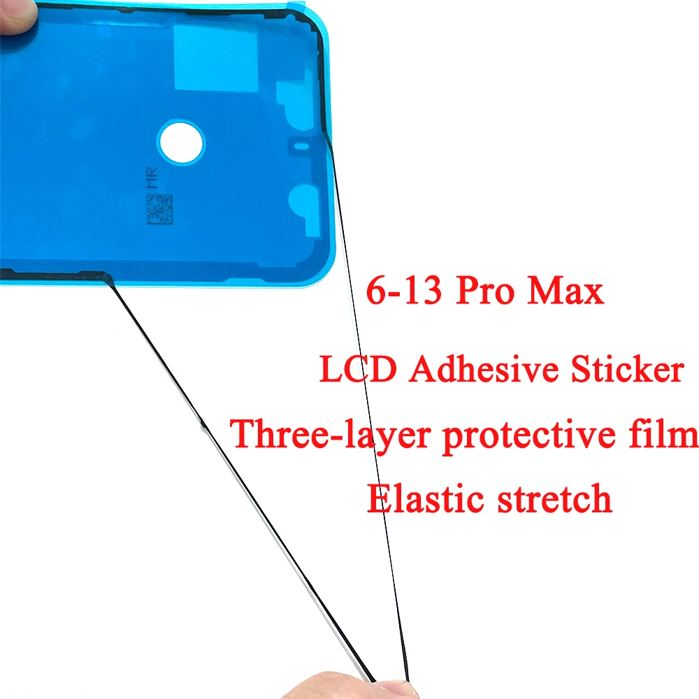 2PCS Waterproof LCD Frame Bezel Seal Tape For iPhone 13 12 Mini 11 Pro X XR XS Max 8 7 Back Housing Pre-Cut Glue Adhesive Stick - купить по