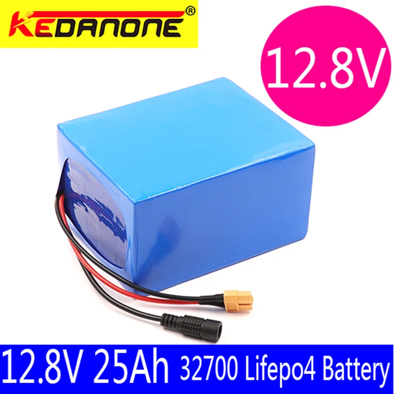 

Kedanone-аккумуляторная батарея 32700 Lifepo4, 4S3P, 12,8 V, 25Ah, со 4S, 40A, BMS балансированная для корабля и фуната