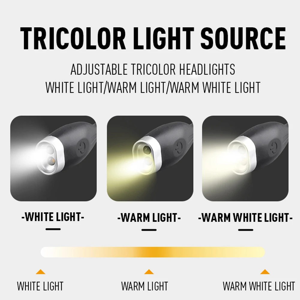 Шейный светильник для чтения в постели гибкий долговечный портативный