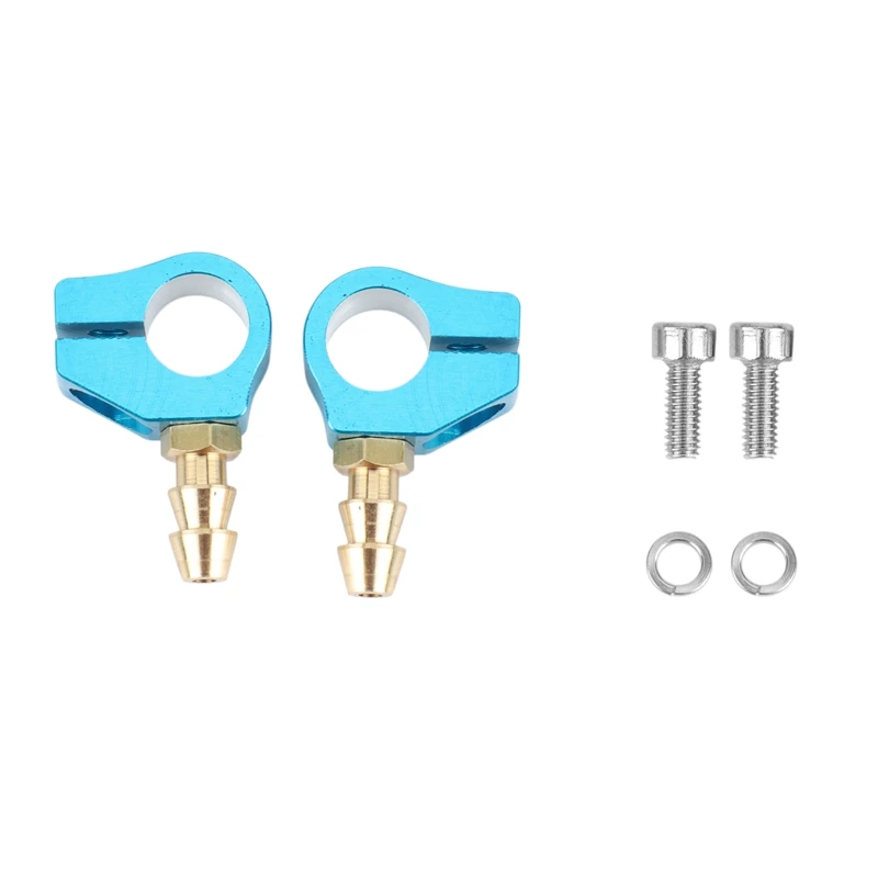 

2 Pcs RC Boat 7mm Re Oiling Nozzle Brass Tube Boat Shaft Sleeve Lubricating Oil Faucet Clips for RC Petrol Boat