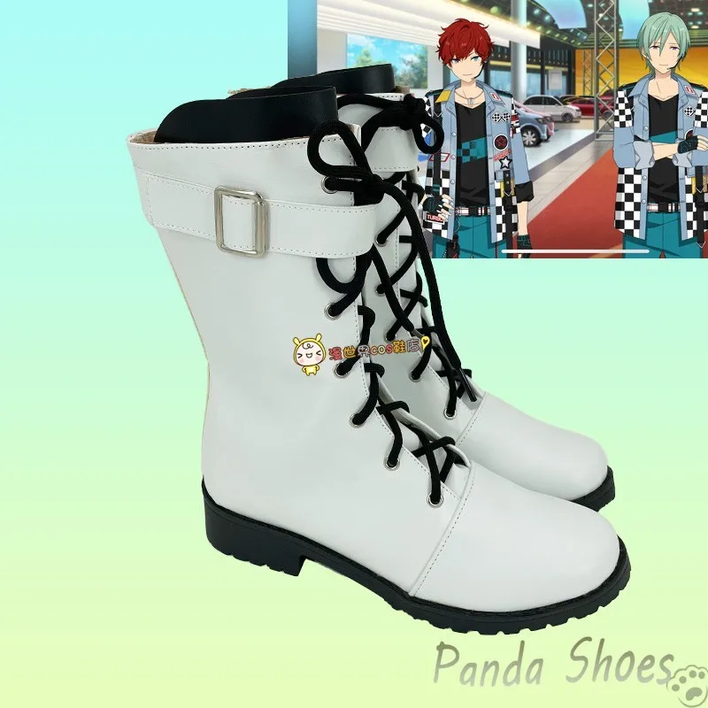 

Ensemble Stars Alkaloid Cosplay Shoes Anime Game Cos Long Boots ES Ayase Mayoi Cosplay Costume Prop Shoes for Halloween Party
