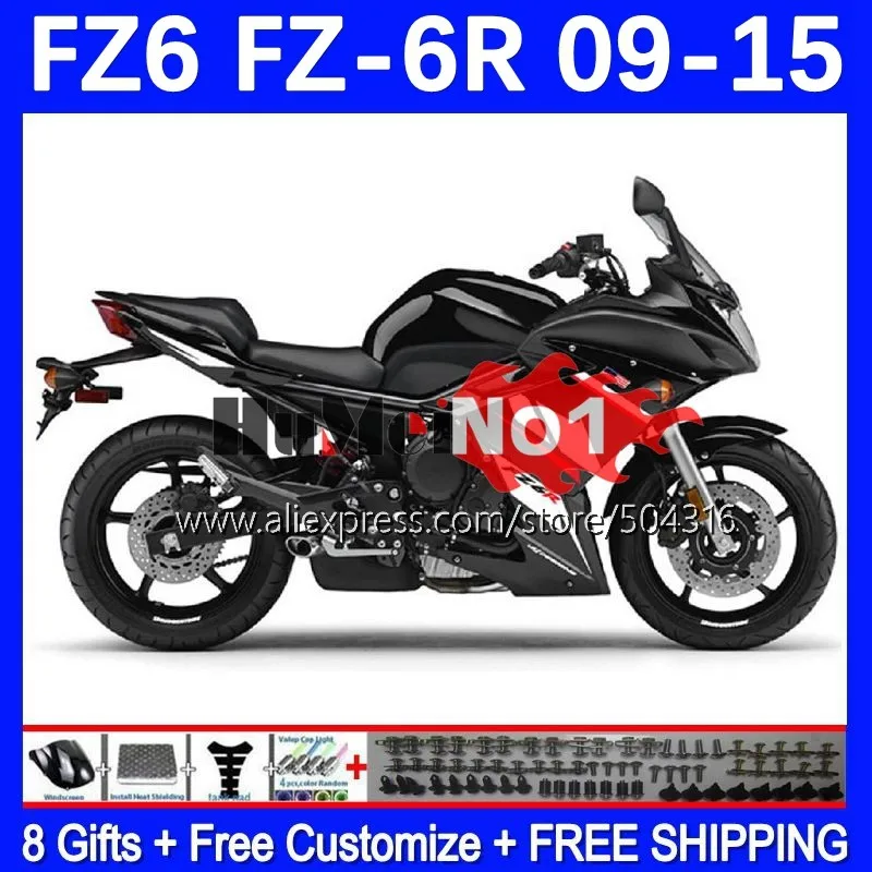 

Корпус обтекателя Для YAMAHA FZ 6R FZ-6R FZ6 FZ6N 166MC.18 FZ6R 09 10 11 12 13 14 15 2009 2010 2011 2012 2013 2014 2015 глянцевый черный