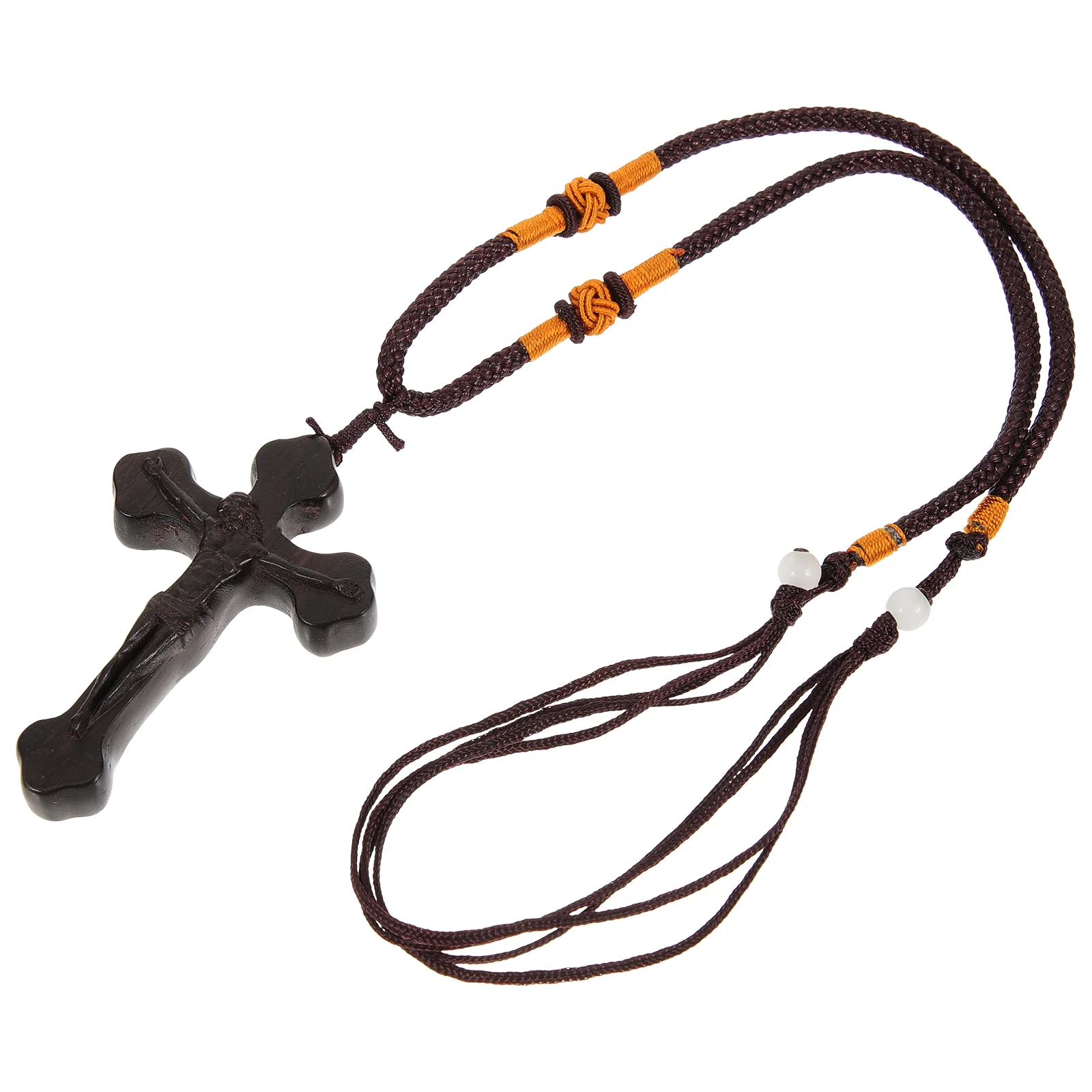 

Portable Lightweight Vintage Clavicle Cross Pendant Necklace Prayer