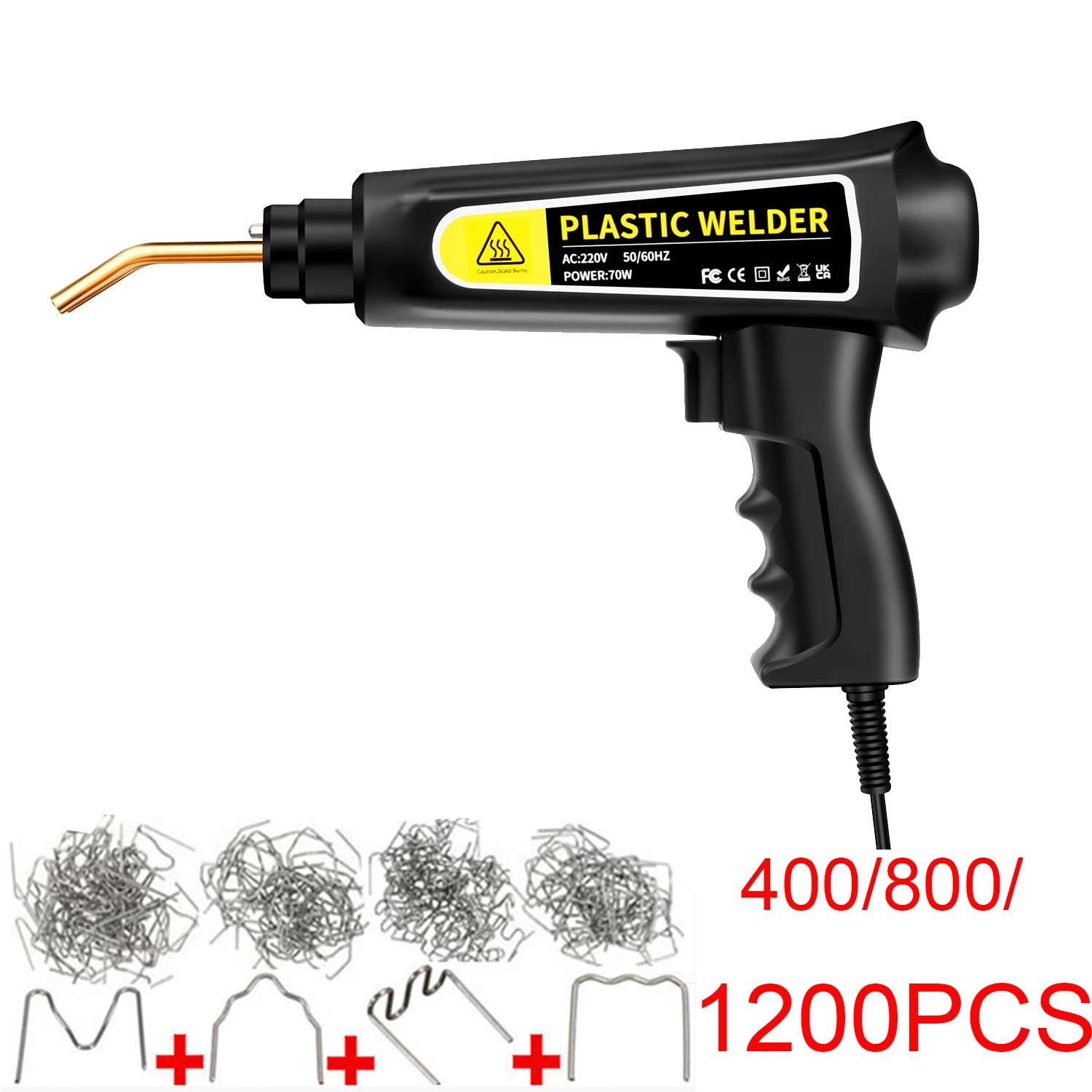 

Repair Plastic Repair Staple Gun Plastic Welding Stapler Bumper Hot Car Crack Repair Kit Machine Bumper Car Tools Hot Kit