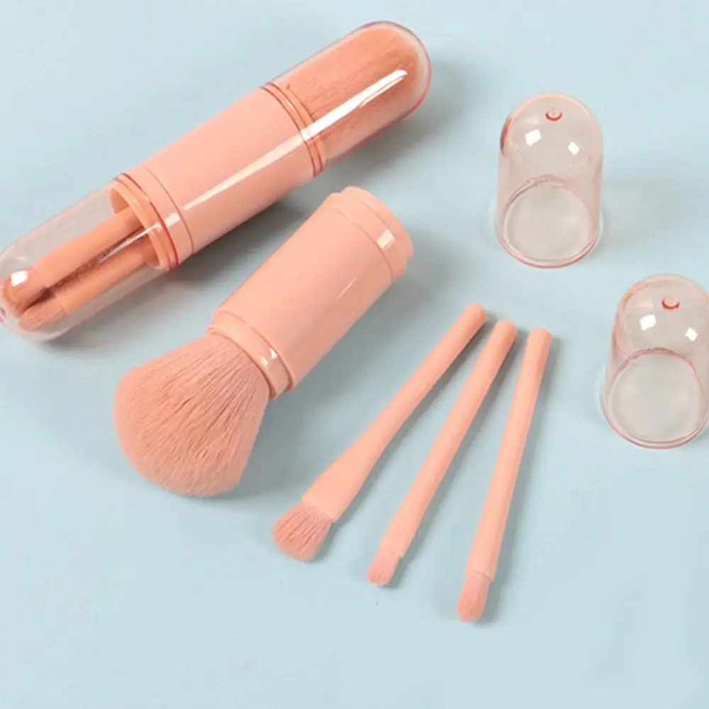 

Дорожный набор многофункциональных выдвижных портативных кистей для макияжа, набор кистей для теней и пудры