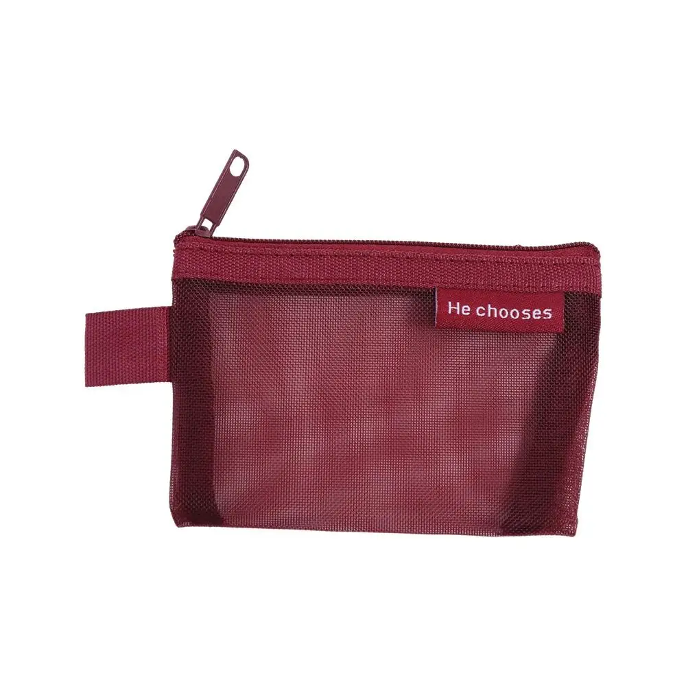 

Сумка для хранения мелочей Сетчатые сумки для монет Губная помада Косметичка Сумки для денег Мини-кошелек для монет Сумка для мелких предметов Сумка для хранения кабеля для передачи данных