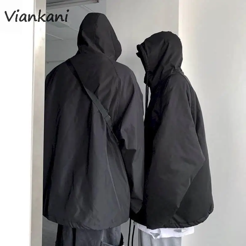 Стеганая куртка в стиле панк для мужчин и женщин новинка зимы 2022 утепленная