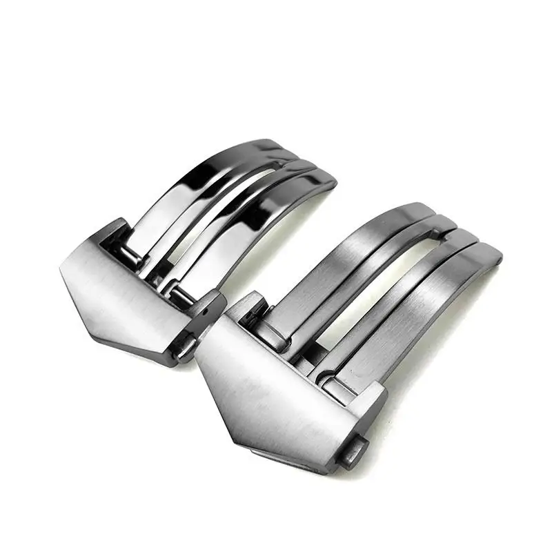 18 мм нержавеющая сталь 316L раскладывающаяся пряжка черная розовая золотая