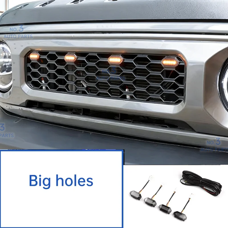 

4 шт./комплект, передние фонари для радиатора для Suzuki Jimny JB64 Sierra JB74W 2019 2022