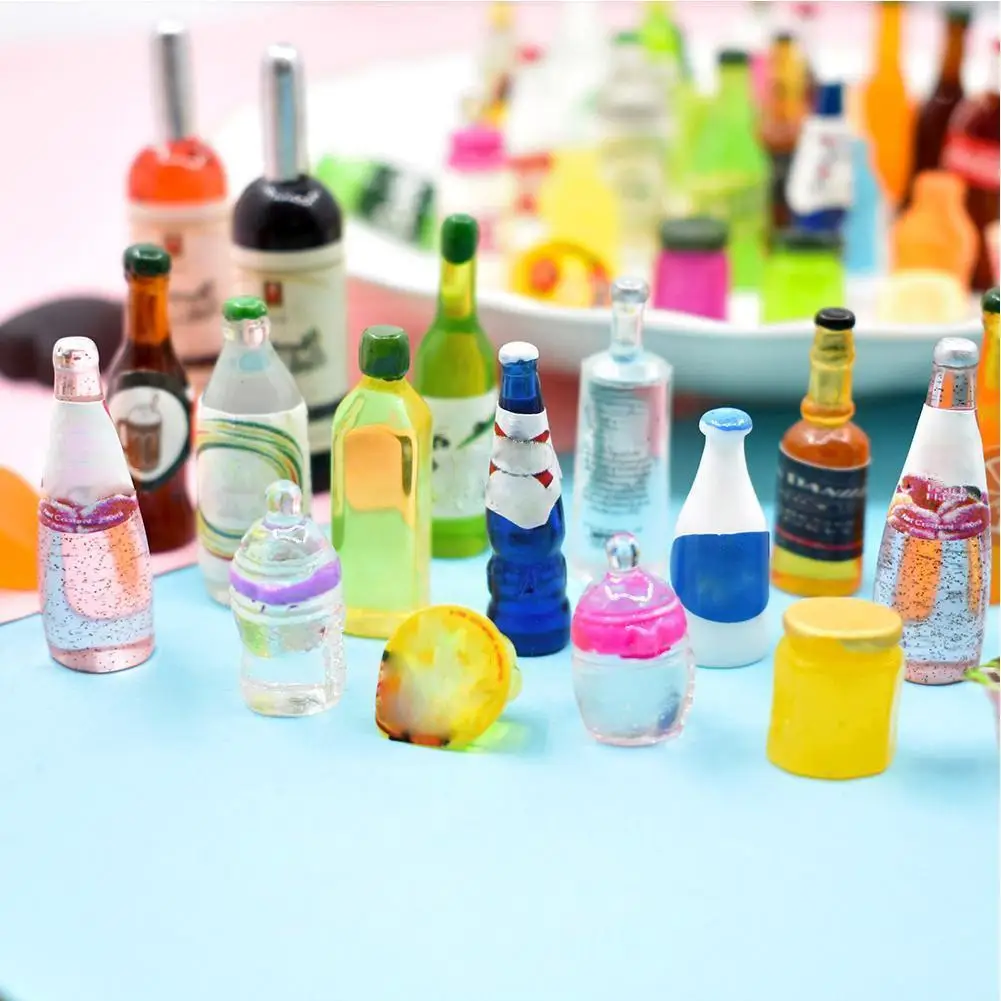 

10 шт., 1/12, неповторяющиеся миниатюрные продукты питания