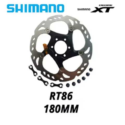 SHIMANO XT SM RT86ouvre de punto de hielo disco freno 6 перно M8000 disco de bicicletas de montaña SHIMANO RT86 160MM