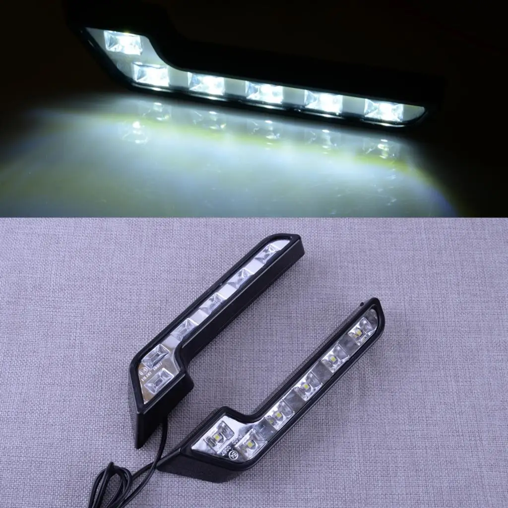 

1 пара, универсальные светодиодсветодиодный Противотуманные фары на переднюю левую и правую решетку