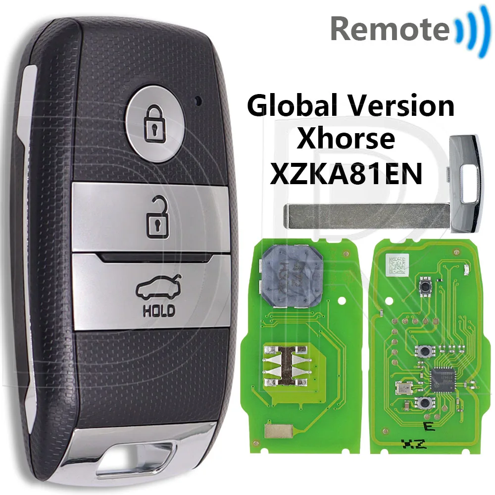 

Great XZKA81EN глобальная версия, универсальная поддержка VVDI Xhorse Key Tool, автомобильный ключ дистанционного управления для Kia