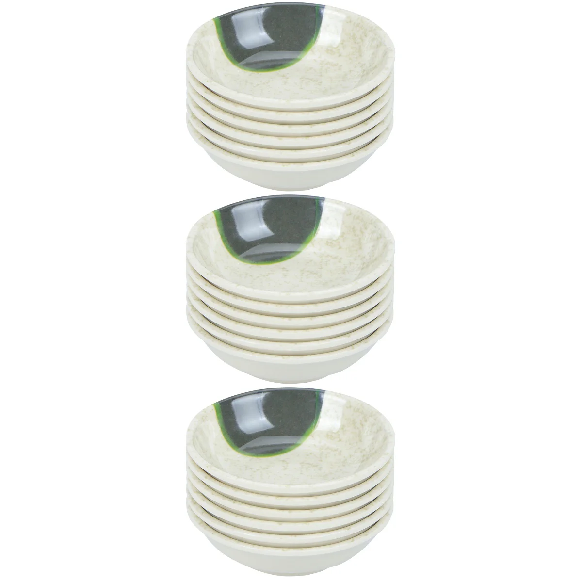 

18 Pcs Small Dipping Dish Salad Dressing Containers Condiment Bowls Dishes Sauce Butter Tray Japanese Fruit Mini Plates Dessert