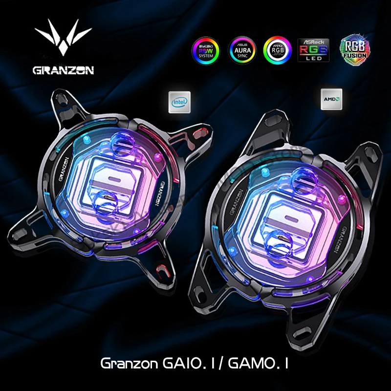 Блок процессора Granzon AM5 1700 для LGA 115X X99 20XX RYZEN 3/5/7/9 3600 AM3 AM4 X470 X570, Водяной охладитель процессора, 0,15 ММ, экстремальный водный путь